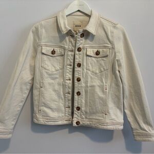 Sezane Off- white jean Jacket